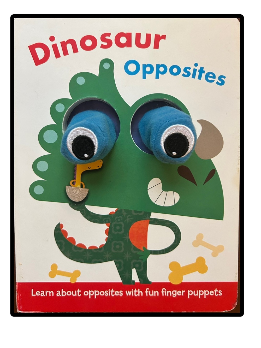 BUNDLE & SAVE 🦕Dinosaur Opposites Finger Puppet Board Book